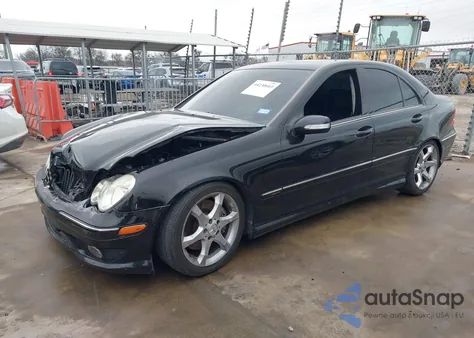 2007 Mercedes-Benz C 230 Sport z USA, uszkodzony, nr VIN WDBRF52H77F870629
